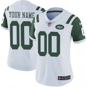 Wholesale Cheap Nike New York Jets Customized White Stitched Vapor Untouchable Limited Women's NFL Jersey