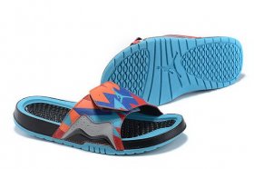 Wholesale Cheap Women\'s Jordan Hydro 7 Shoes Blue/orange-black