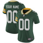 Wholesale Cheap Nike Green Bay Packers Customized Green Team Color Stitched Vapor Untouchable Limited Women's NFL Jersey