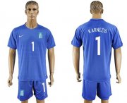 Wholesale Cheap Greece #1 Karnezis Away Soccer Country Jersey