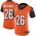 Wholesale Cheap Nike Bengals #26 Trae Waynes Orange Alternate Women's Stitched NFL Vapor Untouchable Limited Jersey