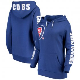 Wholesale Cheap Chicago Cubs G-III 4Her by Carl Banks Women\'s 12th Inning Pullover Hoodie Royal