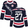 Wholesale Cheap Adidas Rangers #27 Ryan McDonagh Navy Blue Authentic 2018 Winter Classic Women's Stitched NHL Jersey