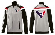 Wholesale Cheap NFL Houston Texans Team Logo Jacket Grey