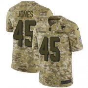 Wholesale Cheap Nike Falcons #45 Deion Jones Camo Men's Stitched NFL Limited 2018 Salute To Service Jersey