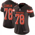 Wholesale Cheap Nike Browns #78 Jack Conklin Brown Team Color Women's Stitched NFL Vapor Untouchable Limited Jersey