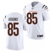 Wholesale Cheap Men's Cincinnati Bengals #85 Tee Higgins 2021 New White Vapor Untouchable Limited Stitched Jersey