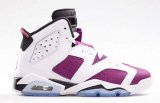 Wholesale Cheap Womens Air Jordan 6 Shoes Purple/white