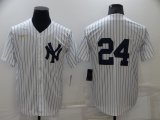 Wholesale Cheap Men's New York Yankees #24 Gary Sanchez No Name White Throwback Stitched MLB Cool Base Nike Jersey