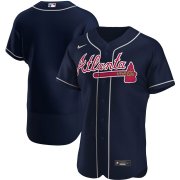 Wholesale Cheap Atlanta Braves Men's Nike Navy Alternate 2020 Authentic Official MLB Team Jersey