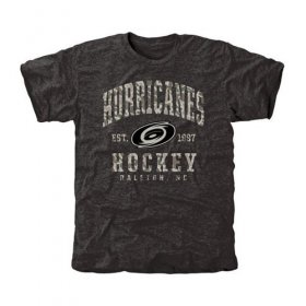 Wholesale Cheap Men\'s Carolina Hurricanes Black Camo Stack T-Shirt
