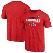 Wholesale Cheap Washington Nationals Majestic 2019 World Series Champions Complete Game T-Shirt Heather Red