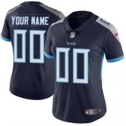 Wholesale Cheap Nike Tennessee Titans Customized Navy Blue Alternate Stitched Vapor Untouchable Limited Women's NFL Jersey