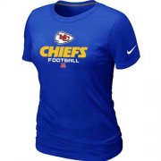 Wholesale Cheap Women's Nike Kansas City Chiefs Critical Victory NFL T-Shirt Blue