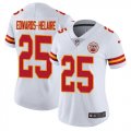Wholesale Cheap Nike Chiefs #25 Clyde Edwards-Helaire White Women's Stitched NFL Vapor Untouchable Limited Jersey