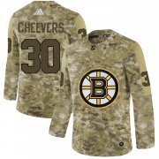 Wholesale Cheap Adidas Bruins #30 Gerry Cheevers Camo Authentic Stitched NHL Jersey