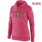 Wholesale Cheap Women's Nike Miami Dolphins Heart & Soul Pullover Hoodie Pink