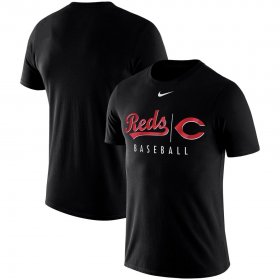 Wholesale Cheap Cincinnati Reds Nike MLB Practice T-Shirt Black