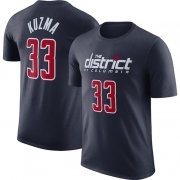 Wholesale Cheap Men's Washington Wizards #33 Kyle Kuzma Navy 2022-23 Statement Edition Name & Number T-Shirt