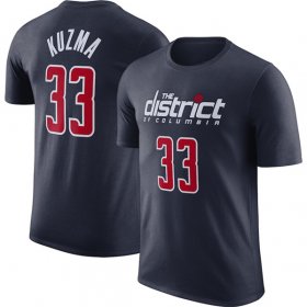 Wholesale Cheap Men\'s Washington Wizards #33 Kyle Kuzma Navy 2022-23 Statement Edition Name & Number T-Shirt