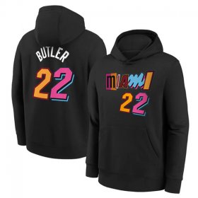 Wholesale Cheap Men\'s Miami Heat #22 Jimmy Butler Black Pullover Hoodie