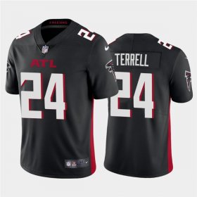 Wholesale Cheap Men\'s Atlanta Falcons #24 A.J. Terrell New Black Vapor Untouchable Limited Stitched NFL Jersey