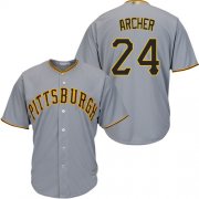 Wholesale Cheap Pirates #24 Chris Archer Grey Cool Base Stitched Youth MLB Jersey