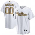 Wholesale Cheap Men's Philadelphia Phillies Active Player Custom White 2022 All-Star Cool Base Stitched Baseball Jersey