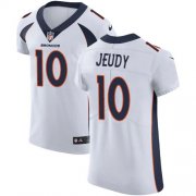 Wholesale Cheap Nike Broncos #10 Jerry Jeudy White Men's Stitched NFL New Elite Jersey