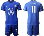 Wholesale Cheap Men 2020-2021 club Chelsea home 11 blue Soccer Jerseys1