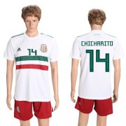 Wholesale Cheap Mexico #14 Chicharito Away Soccer Country Jersey