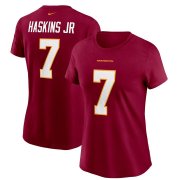 Wholesale Cheap Washington Redskins #7 Dwayne Haskins Football Team Nike Women's Player Name & Number T-Shirt Burgundy