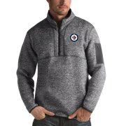Wholesale Cheap Winnipeg Jets Antigua Fortune Quarter-Zip Pullover Jacket Black