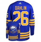Wholesale Cheap Men's Buffalo Sabres #26 Rasmus Dahlin Blue Stitched Jersey