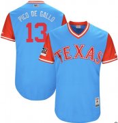 Wholesale Cheap Rangers #13 Joey Gallo Light Blue "Pico de Gallo" Players Weekend Authentic Stitched MLB Jersey