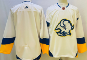 Wholesale Cheap Men's Buffalo Sabres Blank White 2022 Reverse Retro Authentic Jersey