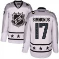 Wholesale Cheap Flyers #17 Wayne Simmonds White 2017 All-Star Metropolitan Division Stitched Youth NHL Jersey