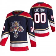 Wholesale Cheap Florida Panthers Custom Black Men's Adidas 2020-21 Alternate Authentic Player NHL Jersey
