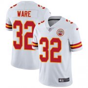 Wholesale Cheap Nike Chiefs #32 Spencer Ware White Men's Stitched NFL Vapor Untouchable Limited Jersey