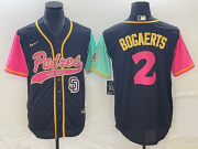 Wholesale Cheap Men's San Diego Padres #2 Xander Bogaerts Brack NEW 2023 City Connect Cool Base Stitched Jersey 1
