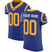 Wholesale Cheap Nike Los Angeles Rams Customized Royal Blue Alternate Stitched Vapor Untouchable Elite Men's NFL Jersey