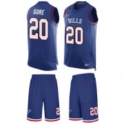 Wholesale Cheap Nike Bills #20 Frank Gore Royal Blue Team Color Men's Stitched NFL Limited Tank Top Suit Jersey
