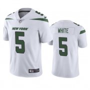 Wholesale Cheap Men's New York Jets #5 Mike White White Vapor Untouchable Limited Stitched Jersey