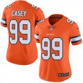 Wholesale Cheap Nike Broncos #99 Jurrell Casey Orange Women's Stitched NFL Limited Rush Jersey