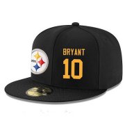 Wholesale Cheap Pittsburgh Steelers #10 Martavis Bryant Snapback Cap NFL Player Black with Gold Number Stitched Hat
