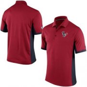 Wholesale Cheap Men's Nike NFL Houston Texans Red Team Issue Performance Polo