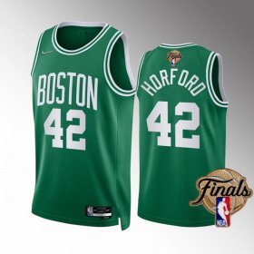 Wholesale Cheap Men\'s Boston Celtics #42 Al Horford Green 2022 Finals Stitched Jersey