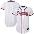 Wholesale Cheap Atlanta Braves Nike Youth Home 2020 MLB Team Jersey White