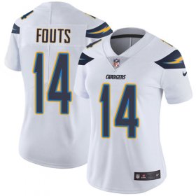 Wholesale Cheap Nike Chargers #14 Dan Fouts White Women\'s Stitched NFL Vapor Untouchable Limited Jersey