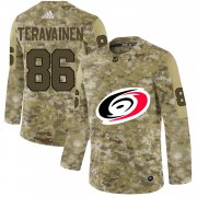 Wholesale Cheap Adidas Hurricanes #79 Michael Ferland Green Salute to Service Stitched NHL Jersey
